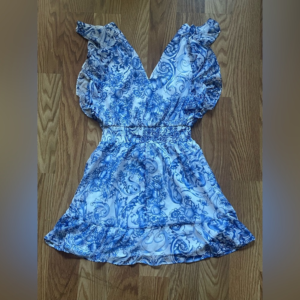 NWT Express Mini Dress with Smocked Waist